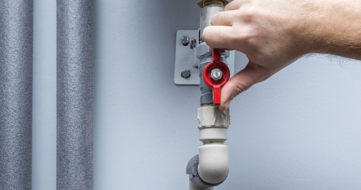 Locate your home’s main water shutoff valve