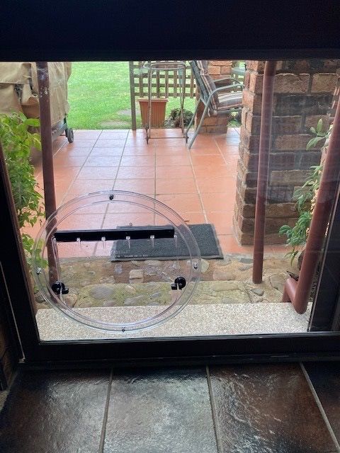 Circular Pet Door — Canobolas Glass Service In Orange, NSW