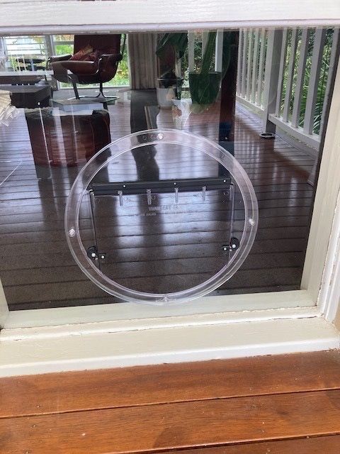 Circular Pet Flap For Animals — Canobolas Glass Service In Orange, NSW