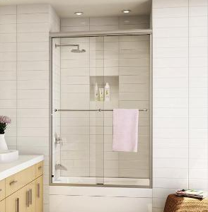 Semi-Frameless Shower Door
