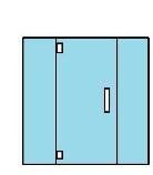 PL91C Custom Heavy Glass Series *3AC Door — Trenton, NJ — Cooks Glass & Mirror