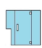 PL91C Custom Heavy Glass Series *3CC Door — Trenton, NJ — Cooks Glass & Mirror