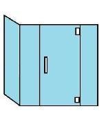 TL93C Custom Heavy Glass Series *6ACU Door — Trenton, NJ — Cooks Glass & Mirror