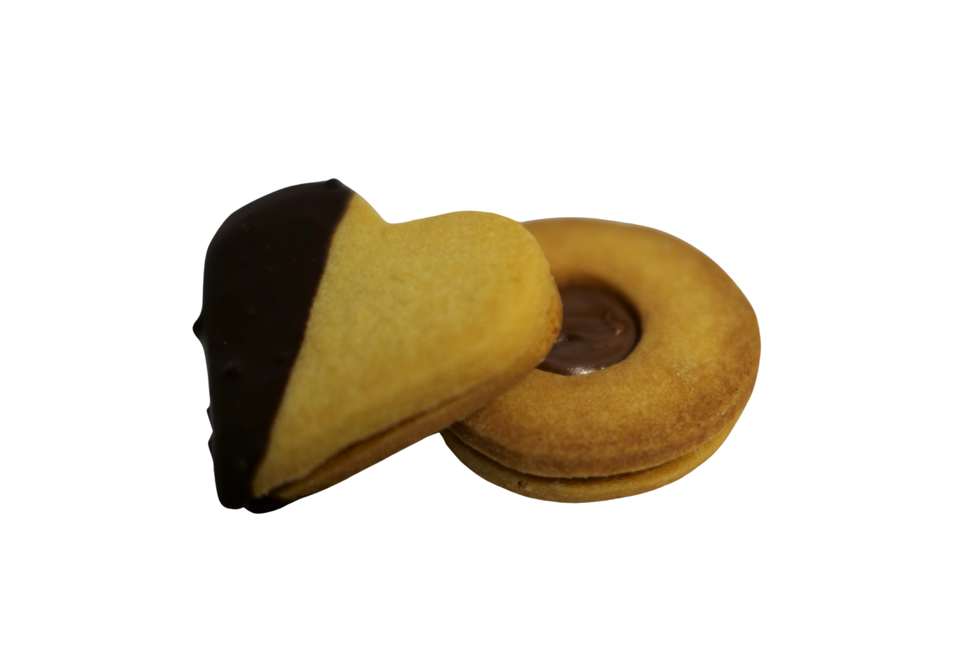 occhi di bue al cioccolato