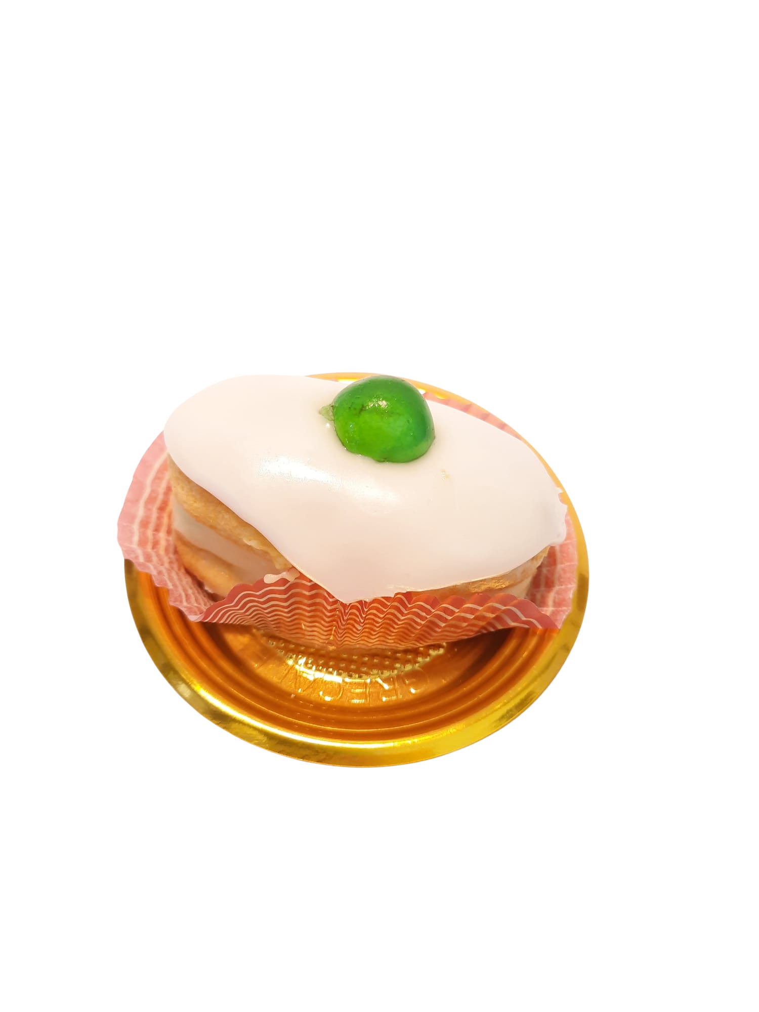 pasticcino ricopero con glassa al cioccolato bianco