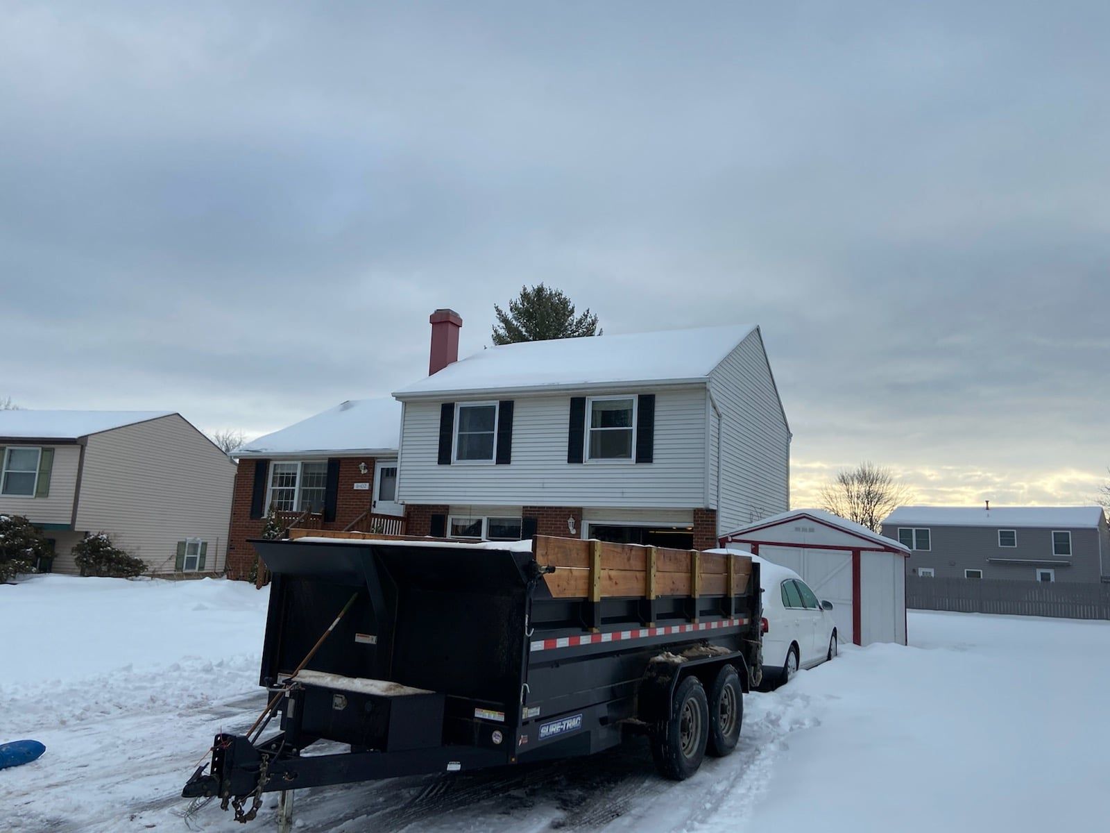 Ice & Snow Removal — Parish, NY — VanDusen Exteriors