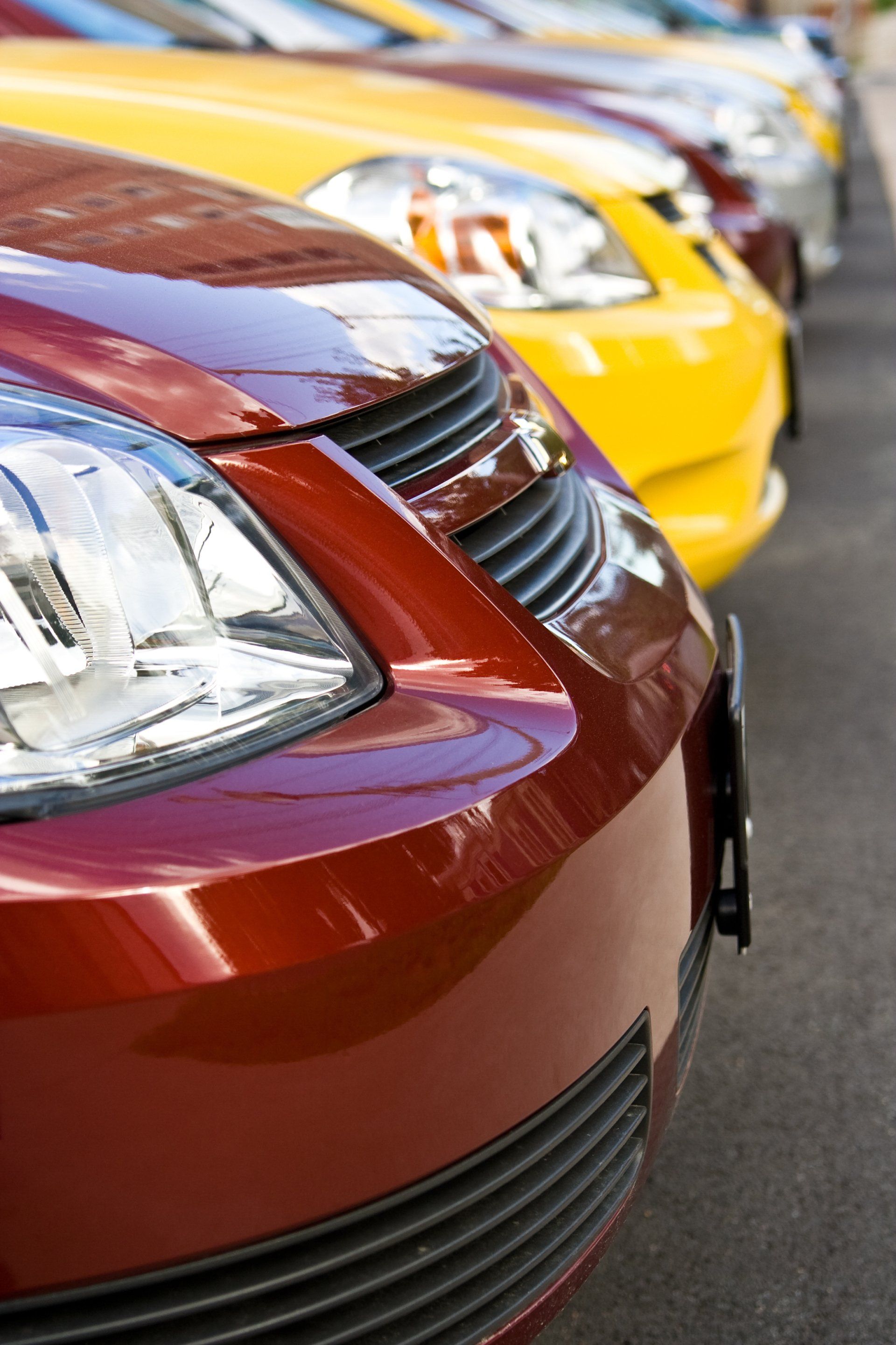 Row of New Cars at Dealership — Fraser, MI — Middleton Auto Parts