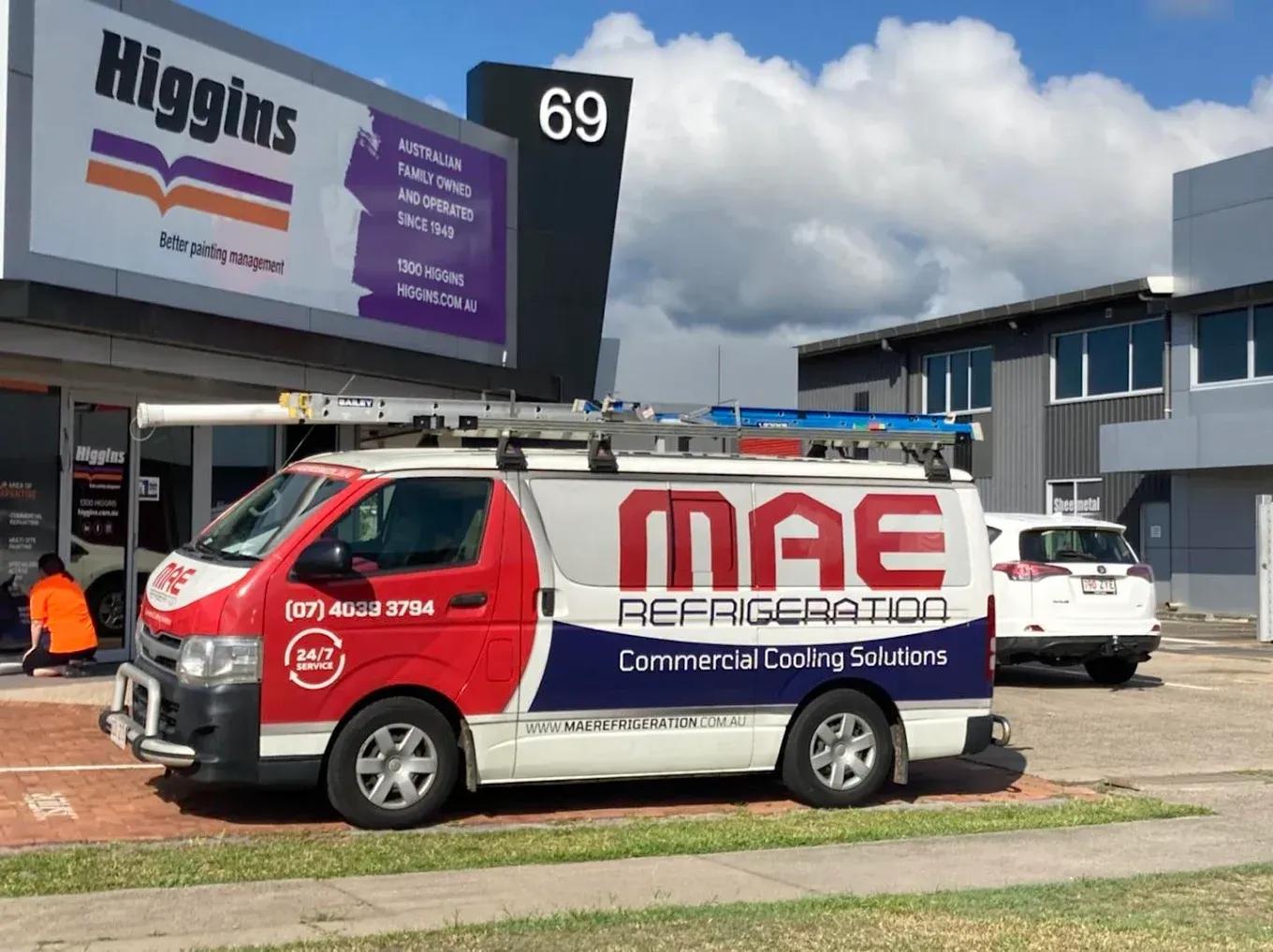 Two Air Conditioning Units Against a Building — MAE Refrigeration In Portsmith, QLD