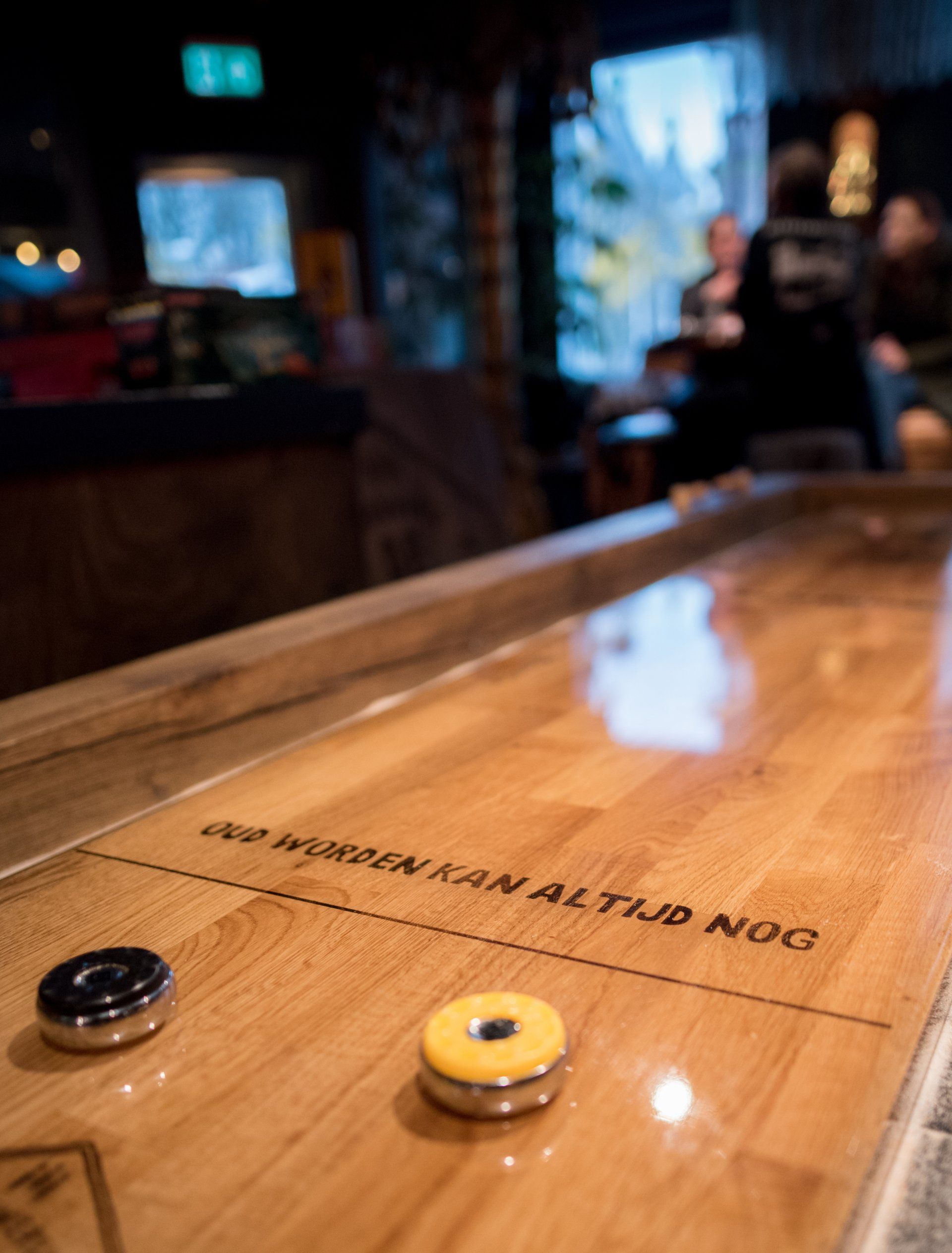 custom shuffleboard tafel