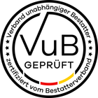 Zertifizierungs Siegel vom Verband unabhängiger Bestatter 