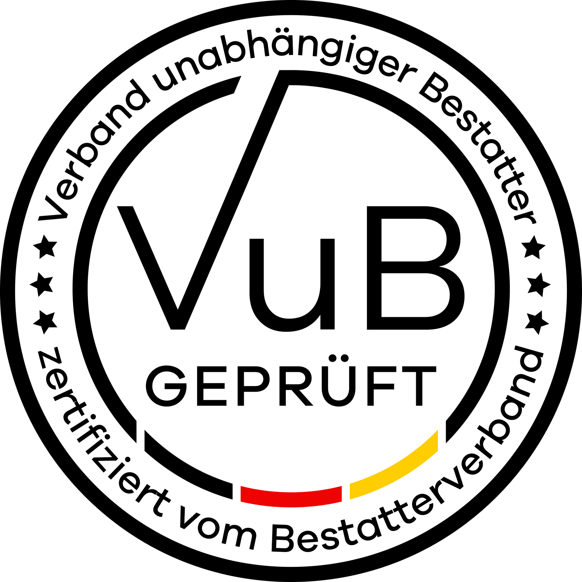 Zertifizierungs Siegel vom Verband unabhängiger Bestatter 