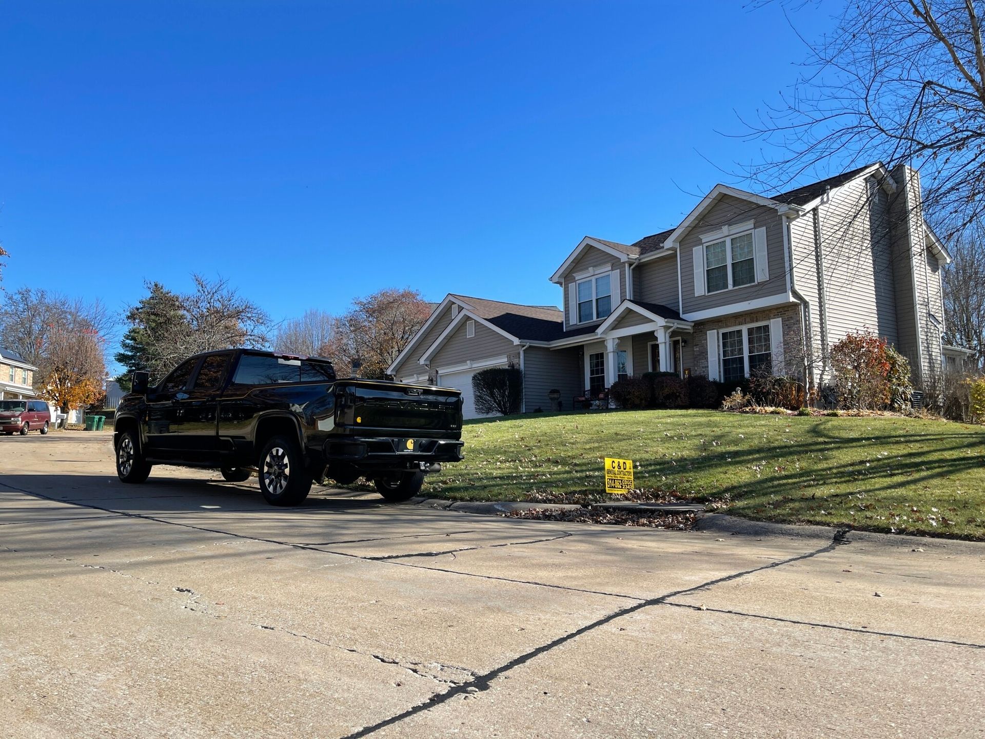 C&D General Contractors roofing project in Ballwin MO