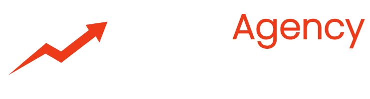 Red arrow pointing up next to the word "Agency."