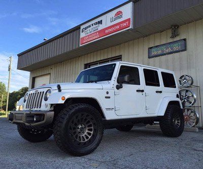Car Accessories — White Jeep Wrangler in Covington, GA