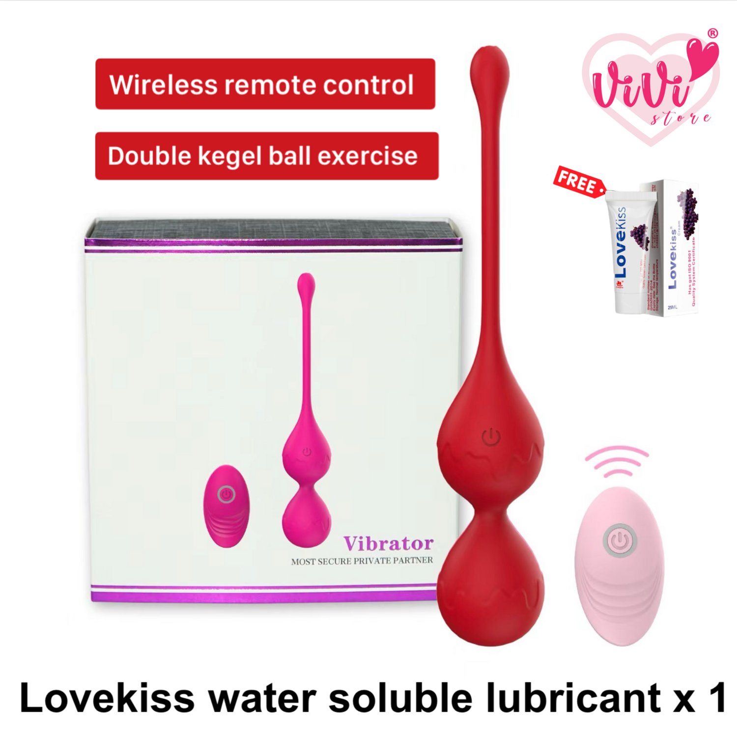 Vivi Store Kegel Balls Remote Control Vibrator Malaysia