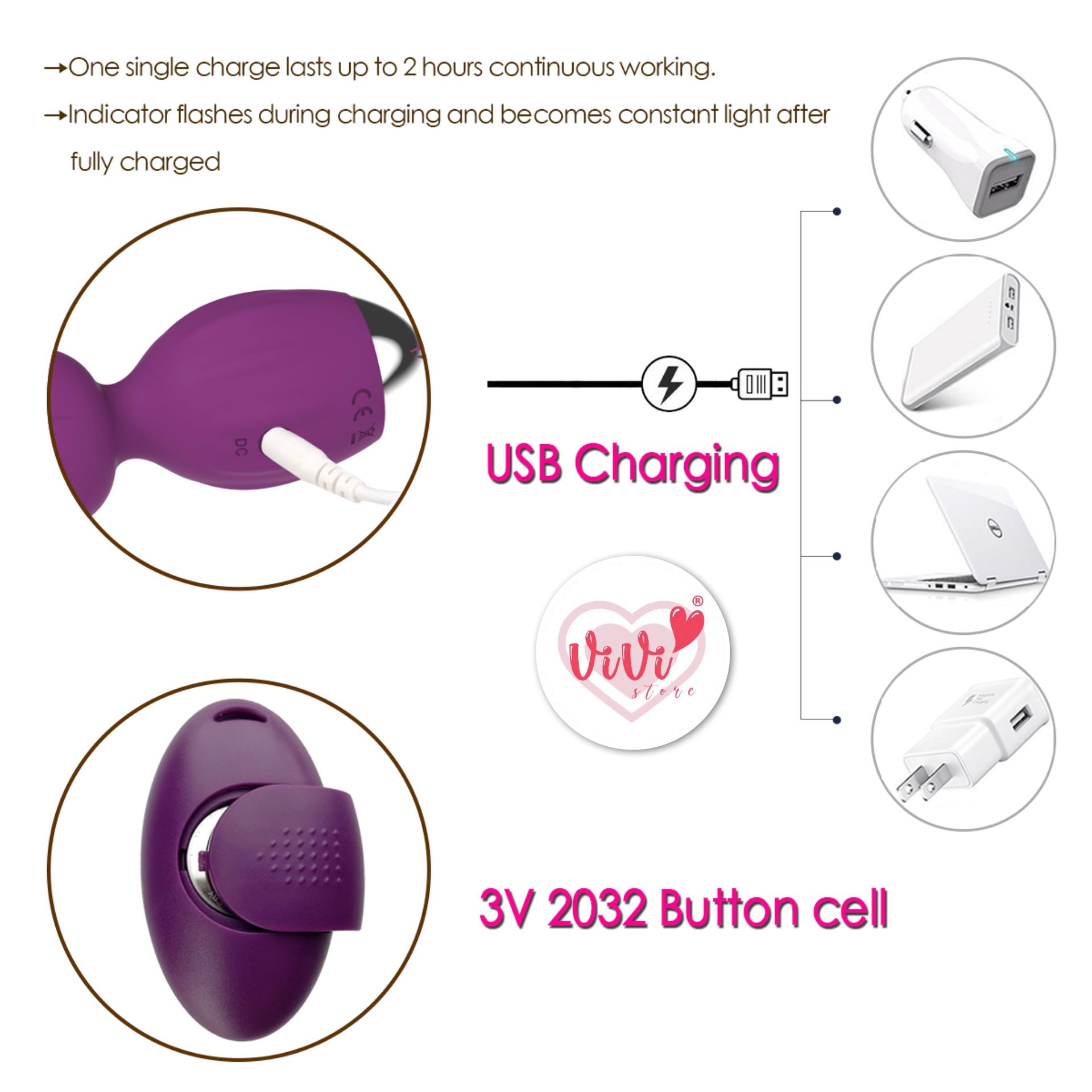 Vivi Store Kegel Balls Remote Control Vibrator Malaysia