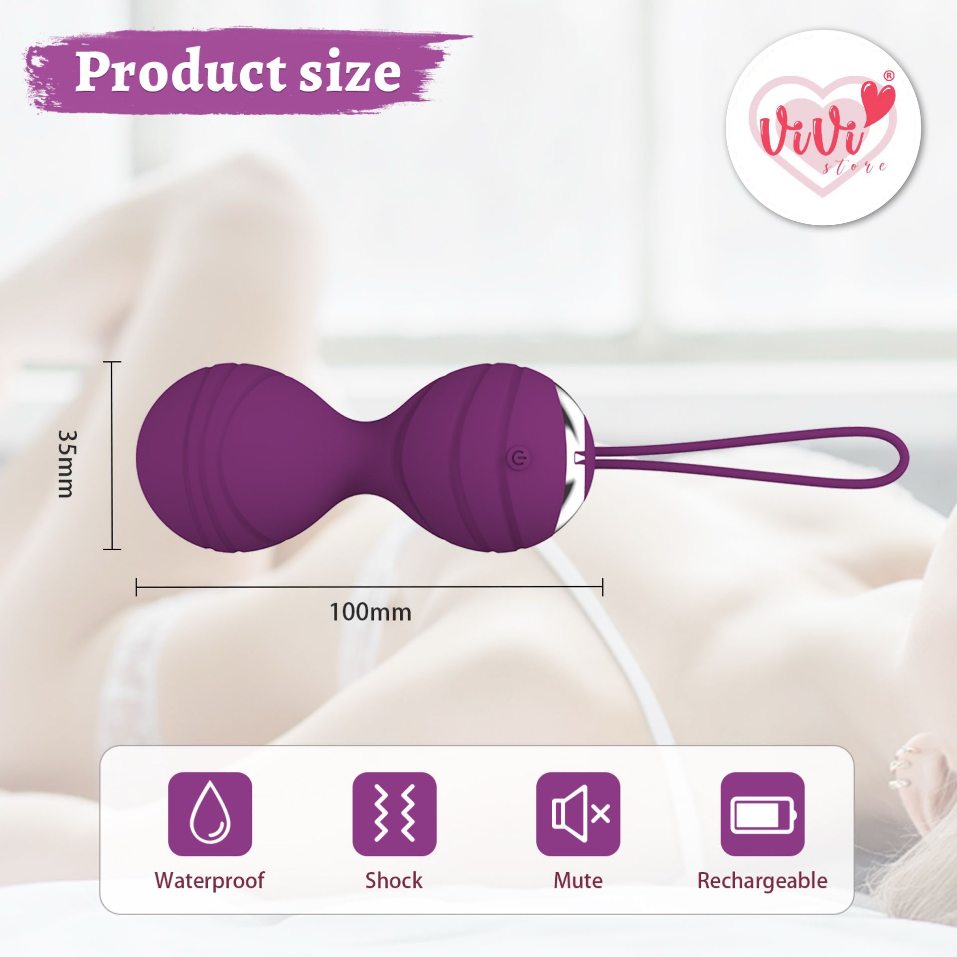 Vivi Store Kegel Balls Remote Control Vibrator Malaysia