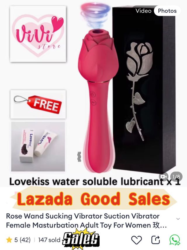 aloe vera for sex lubricant Tik Tok Hot Sale Sexy Toys Flower Rose Vibrator main image 0