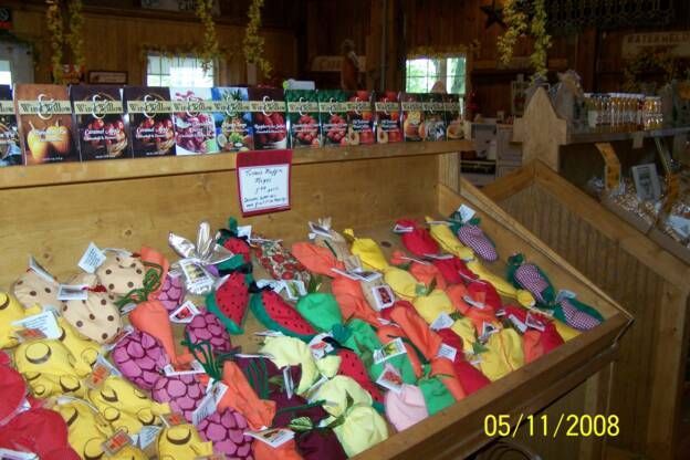 A display of fruits and vegetables with a date of 05/11/2008