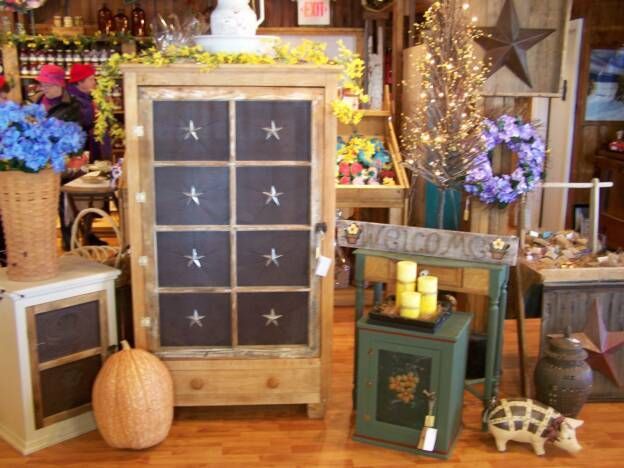 A store display with a sign that says welcome