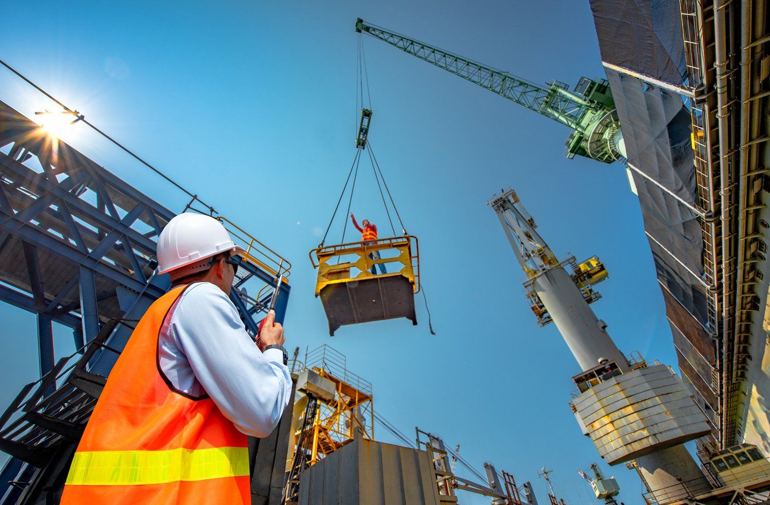 Foreman in a Construction Site — Staten Island, NY — Safety Environmental Inc.