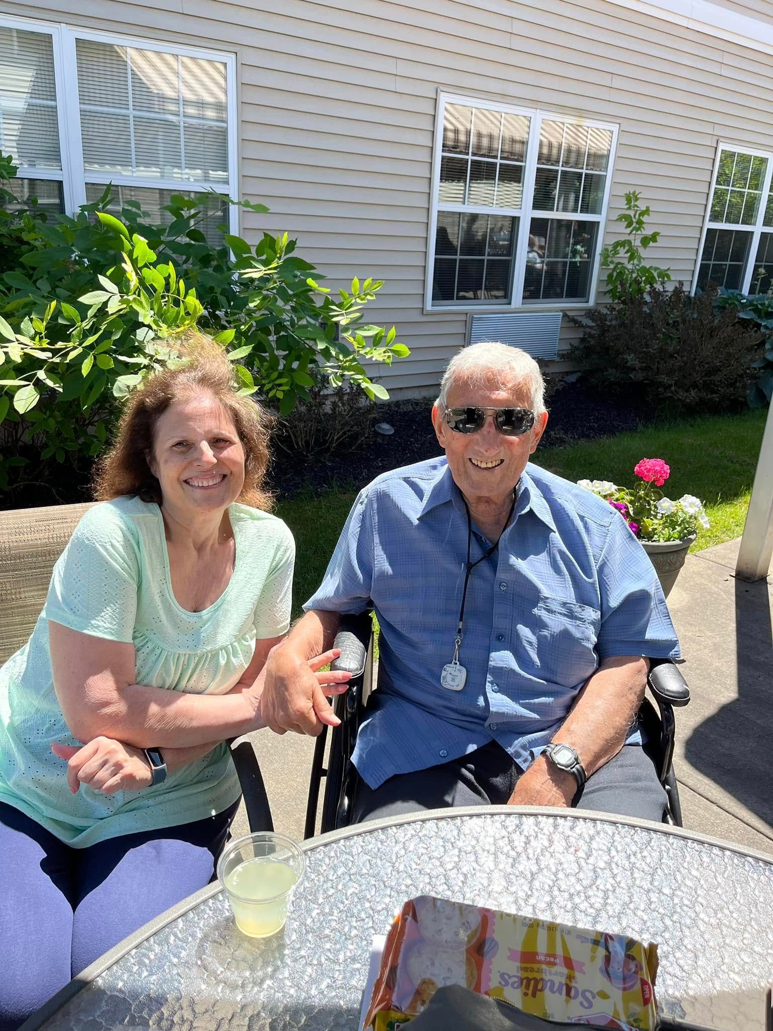 Exercise and strengthening programs at Heathwood Assisted Living.