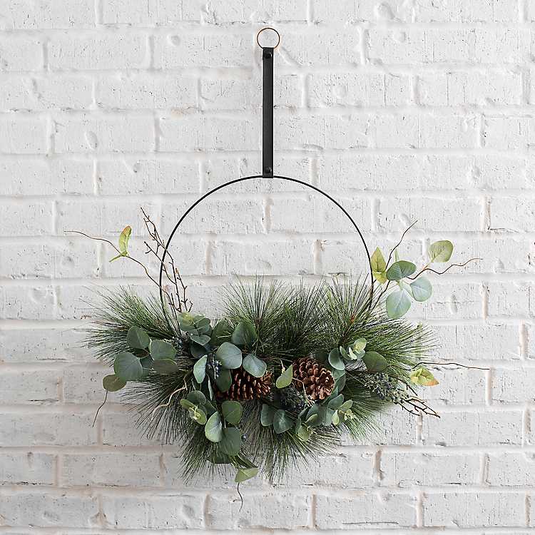 DIY Modern Christmas Wreath