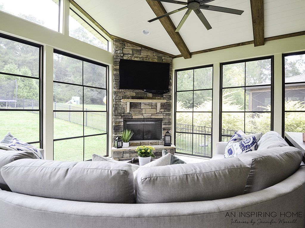 Relaxing Season Porch | Charlotte, NC | An Inspiring Home