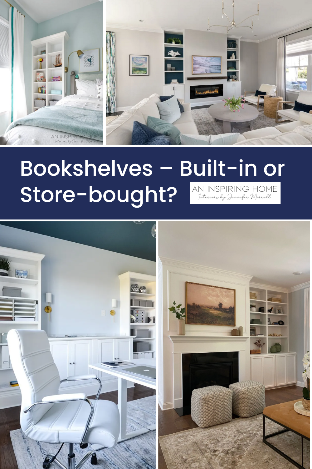 Bookshelves – Built-in or Store-bought?