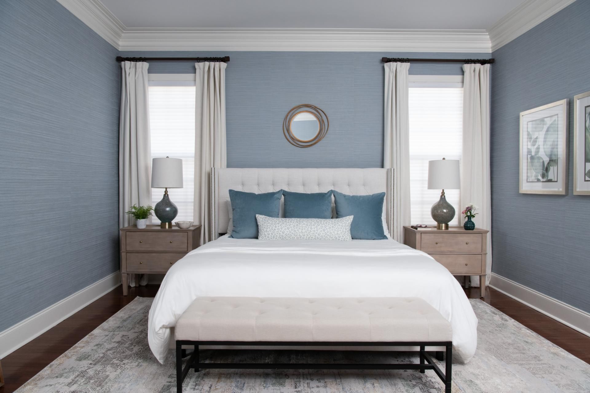 A Serene Transitional Bedroom You’ll Love
