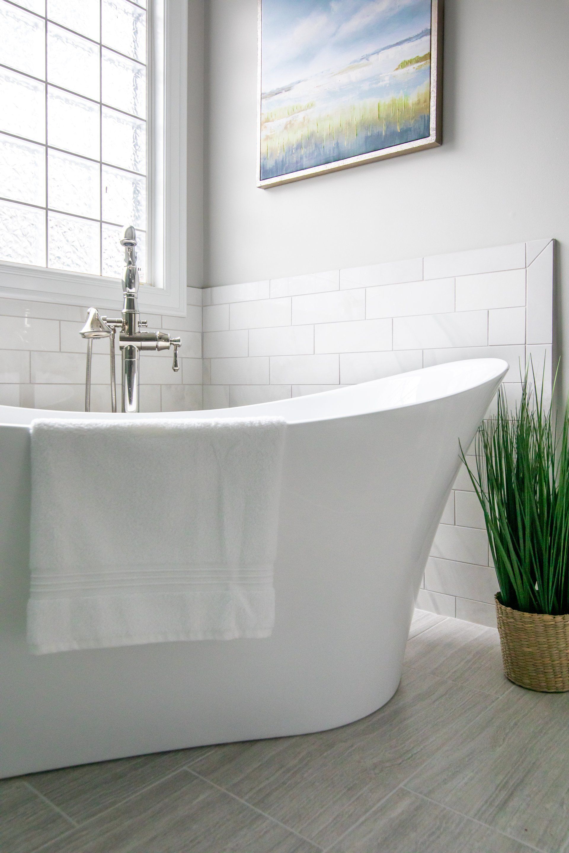 A Classic White Bath Remodel You'll Love