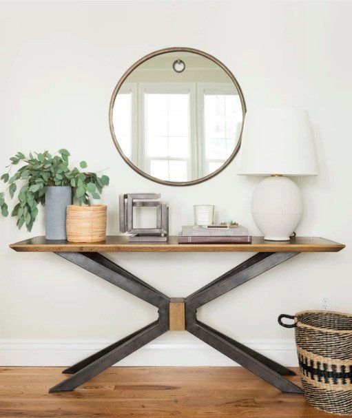 A console table is the most versatile furniture piece