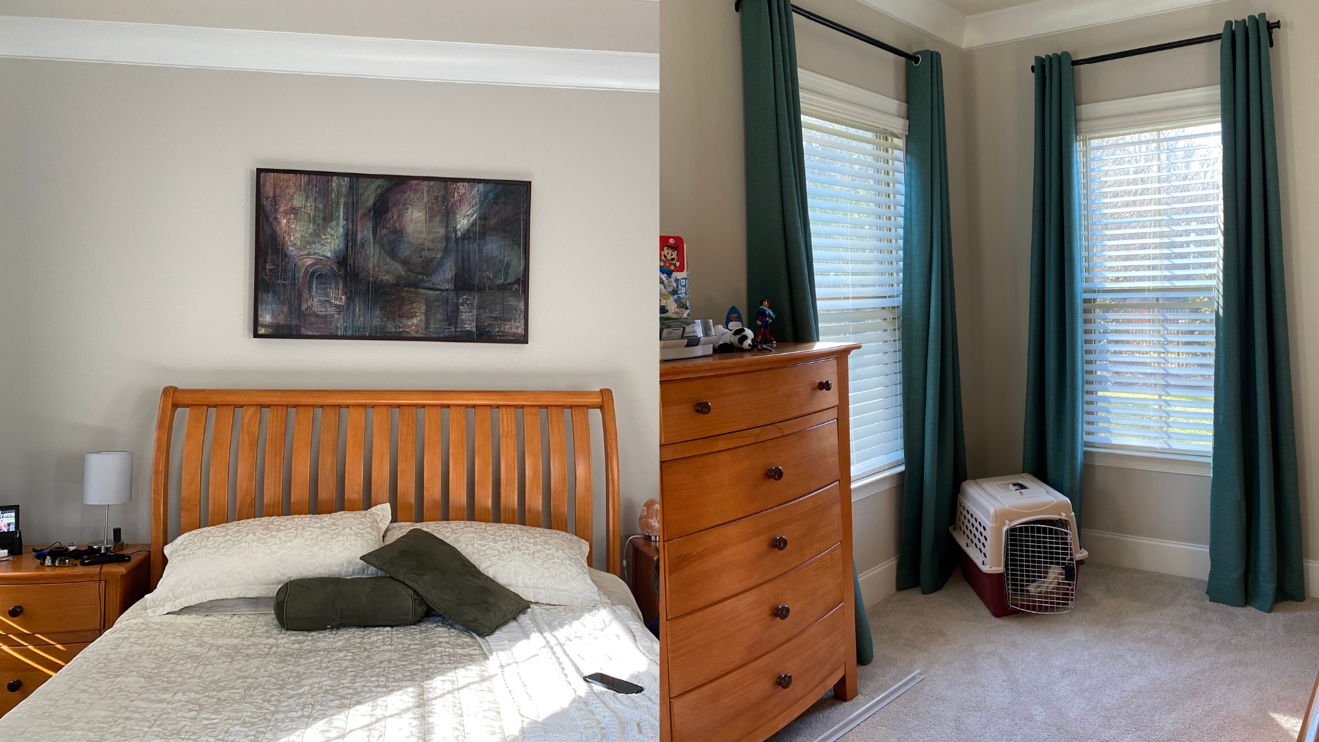 Master Bedroom Makeover with a Bold Accent Wall