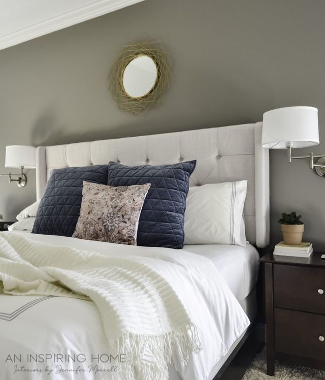 6 Easy Steps for Making a Beautiful Bed - ZDesign At Home  White bedroom  furniture, Grey and white bedding, Bed linens luxury