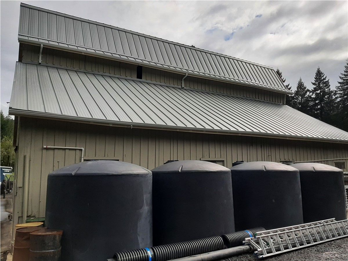 After Installing Metal Roof — Eugene, OR — Expert Roofing Services