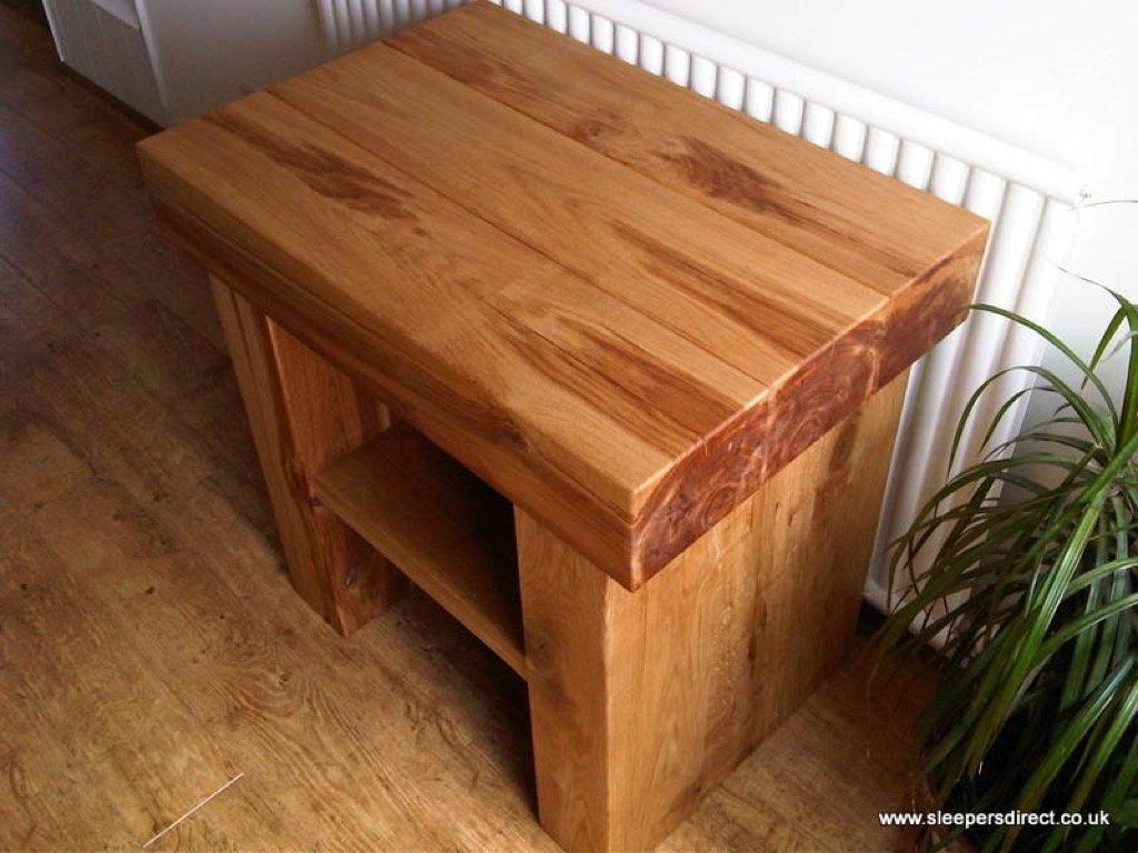 oak sleeper table