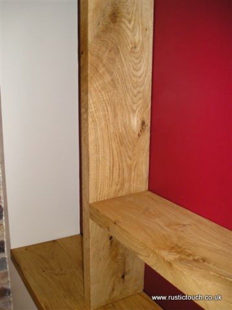 shelves oak boards