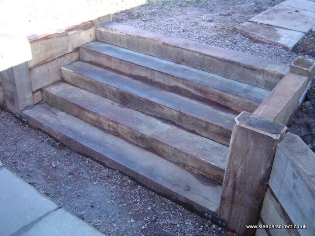 oak sleepers steps