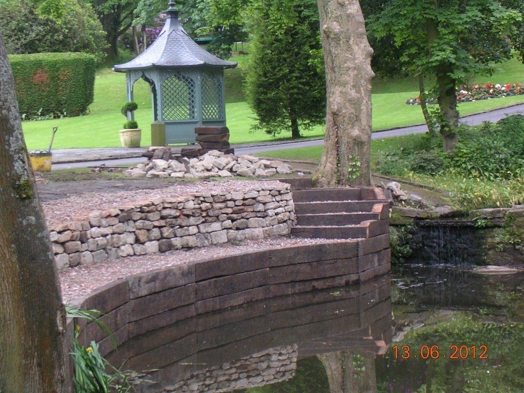 railway sleepers lake