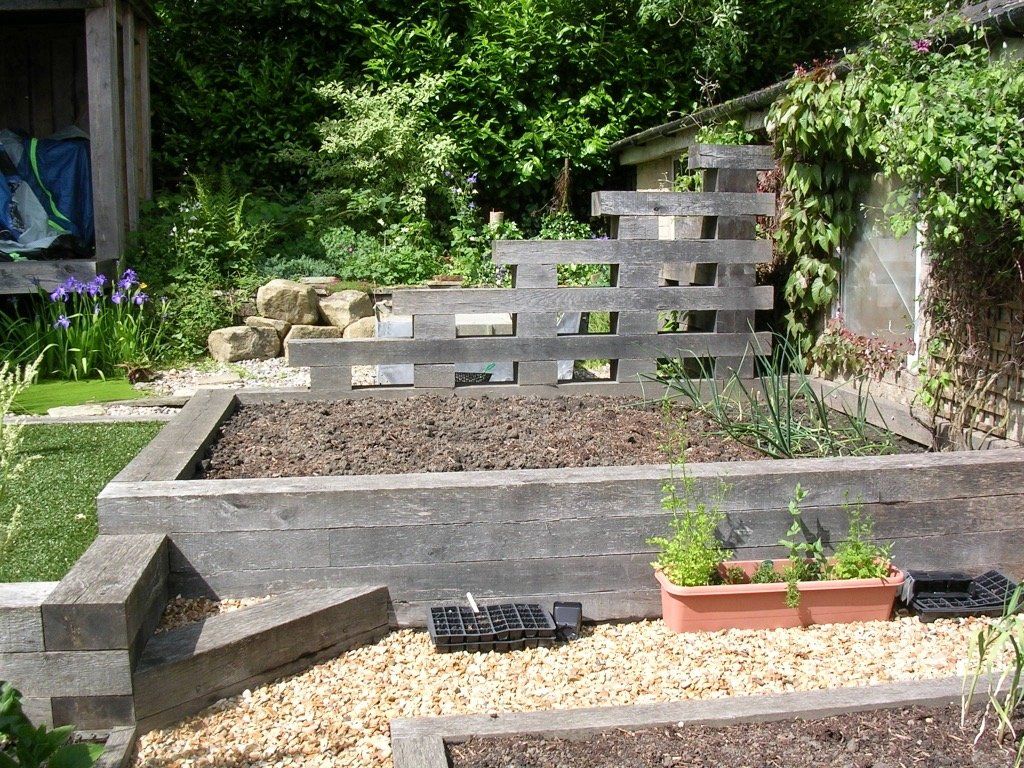 oak sleepers landscaping