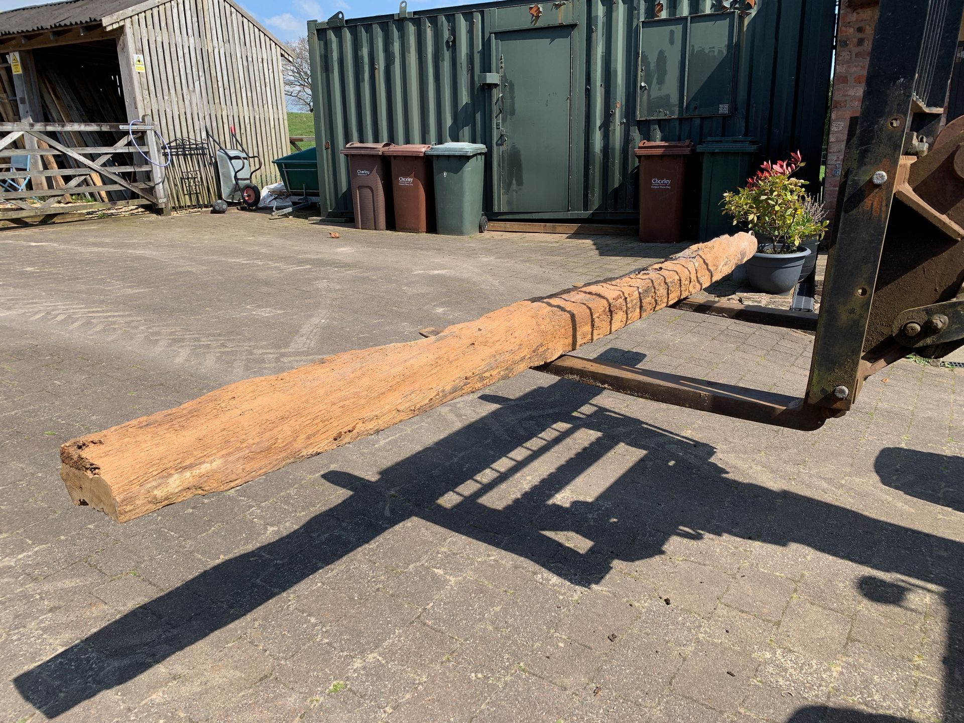 old oak beam