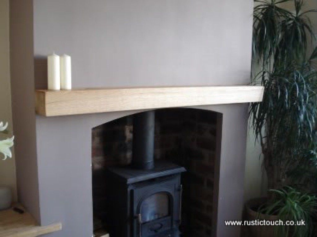 oak mantel