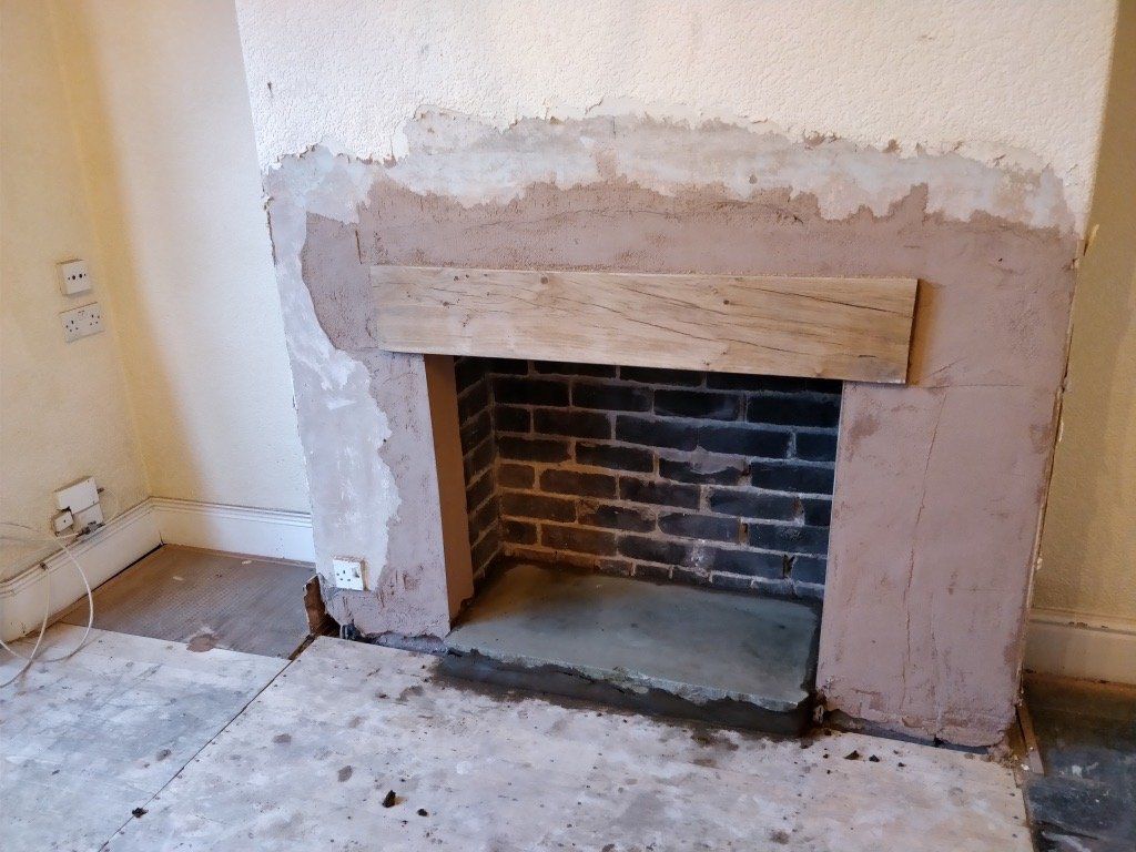 oak fireplace lintel