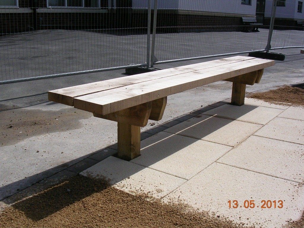 oak bench