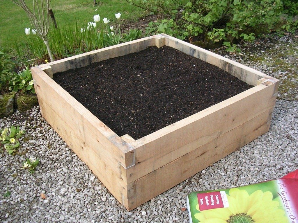 oak vegetable bed