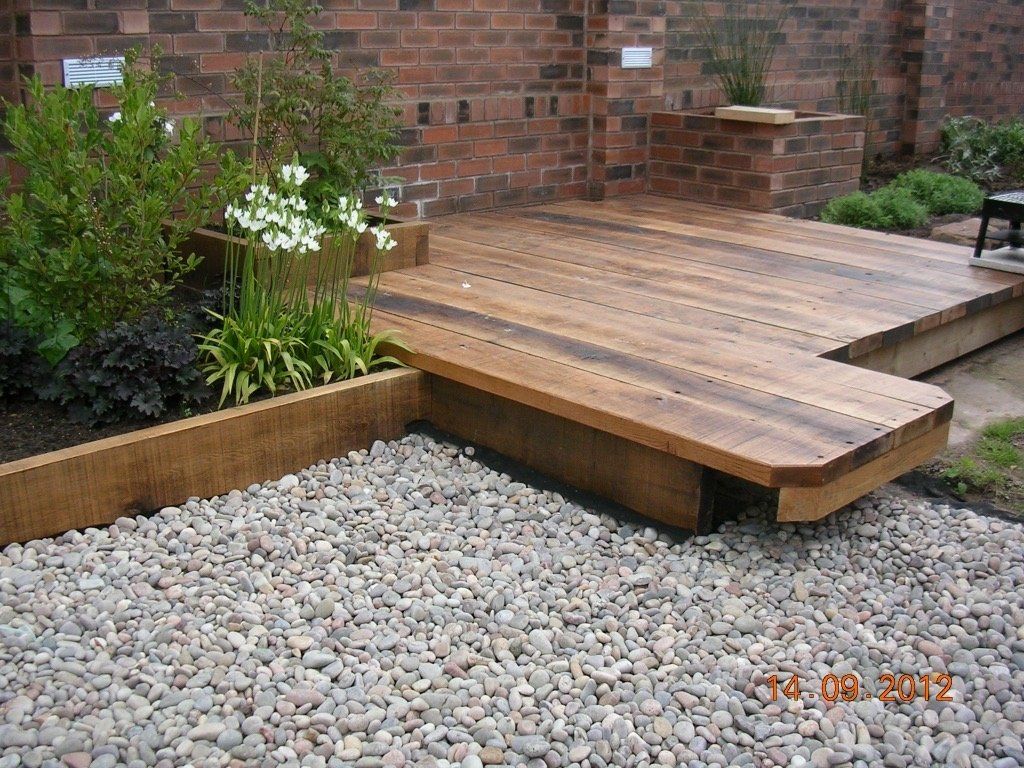 oak board decking