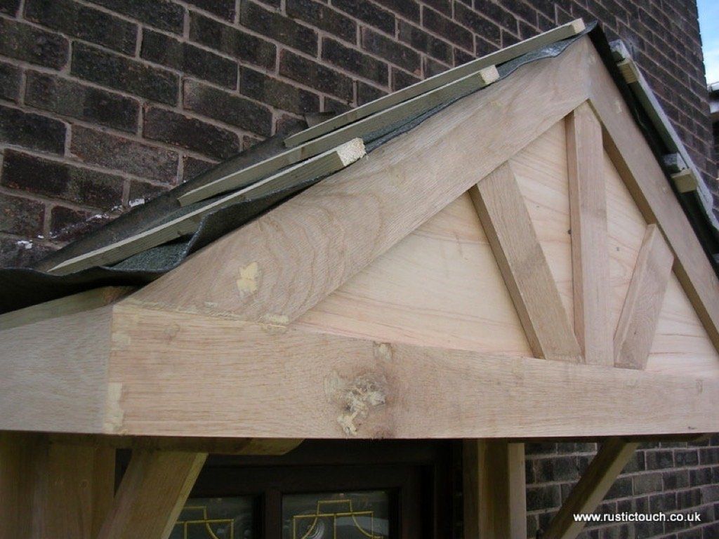 new oak boards porch