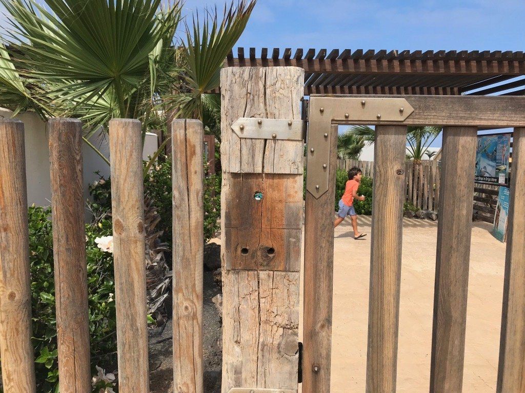 railway sleeper gate post