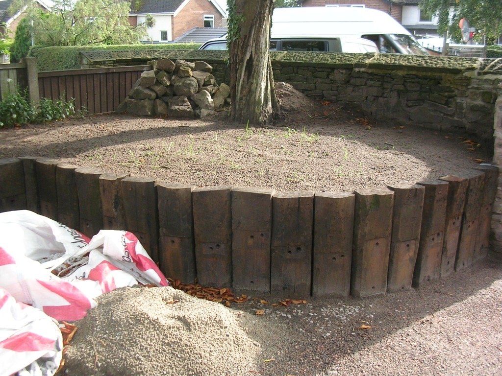 oak railway sleepers