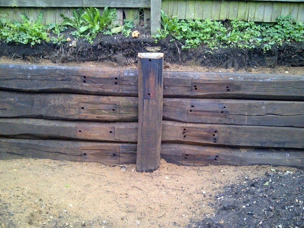 rustic oak sleepers
